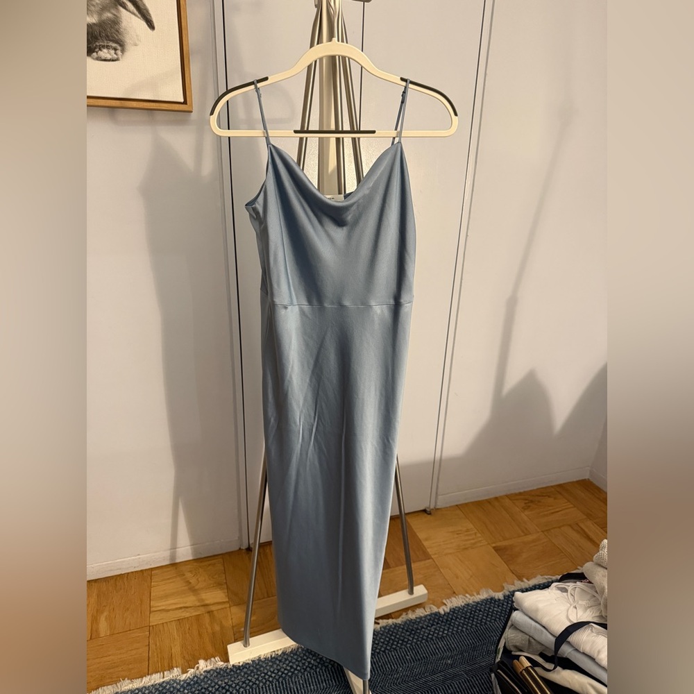 Vince Cowl Neck Blue Slip Dress / Size 4